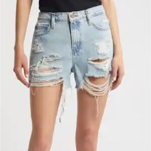 PacSun Blue Distressed Jean Shorts